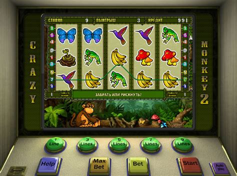 Игровой автомат Crazy Monkey 2 (Обезьянки 2)  играть онлайн бесплатно